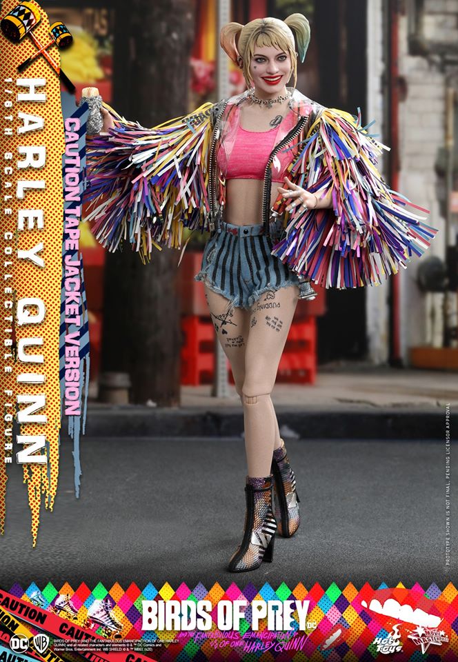 Hot Toys MMS566 Birds of Prey 1/6 Harley Quinn (Caution Tape Jacket Version)