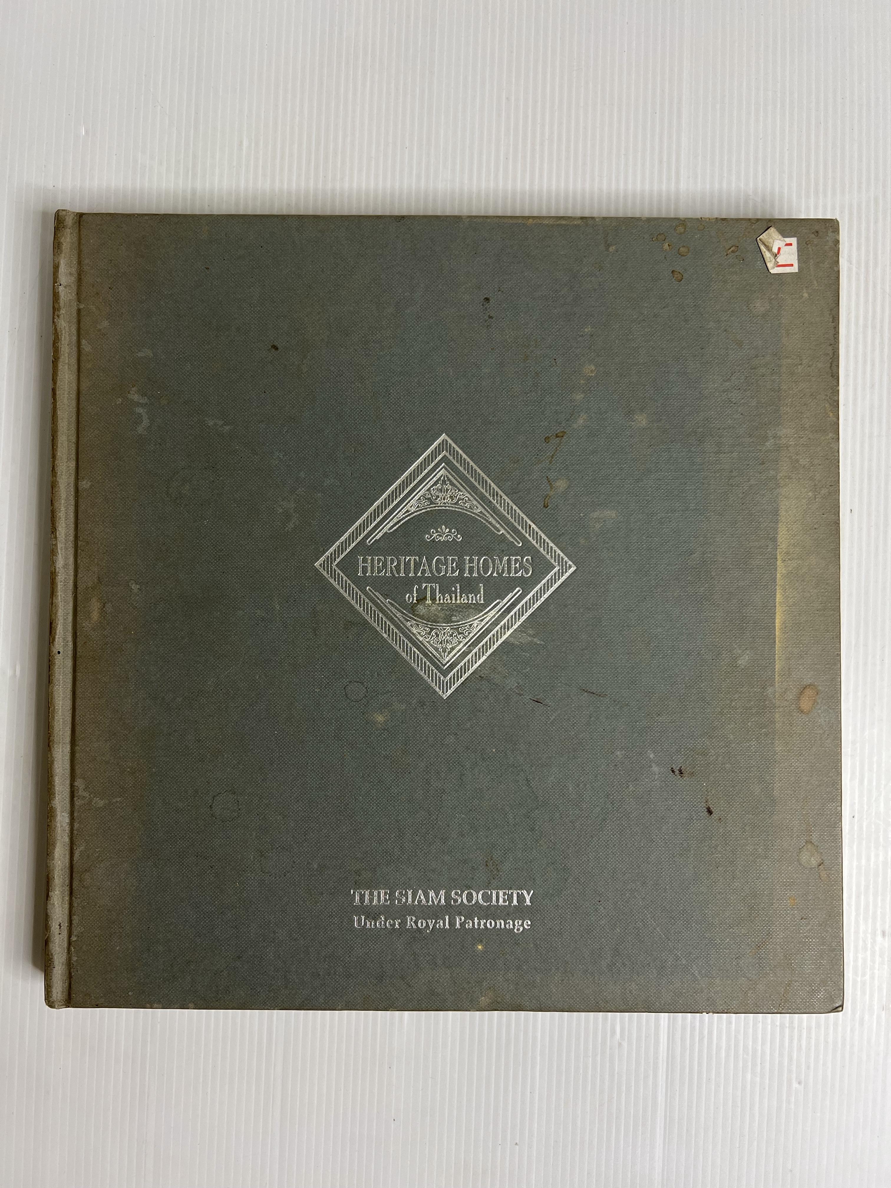Heritage Homes of Thailand The siam Society 1999 85-90% Hardcover