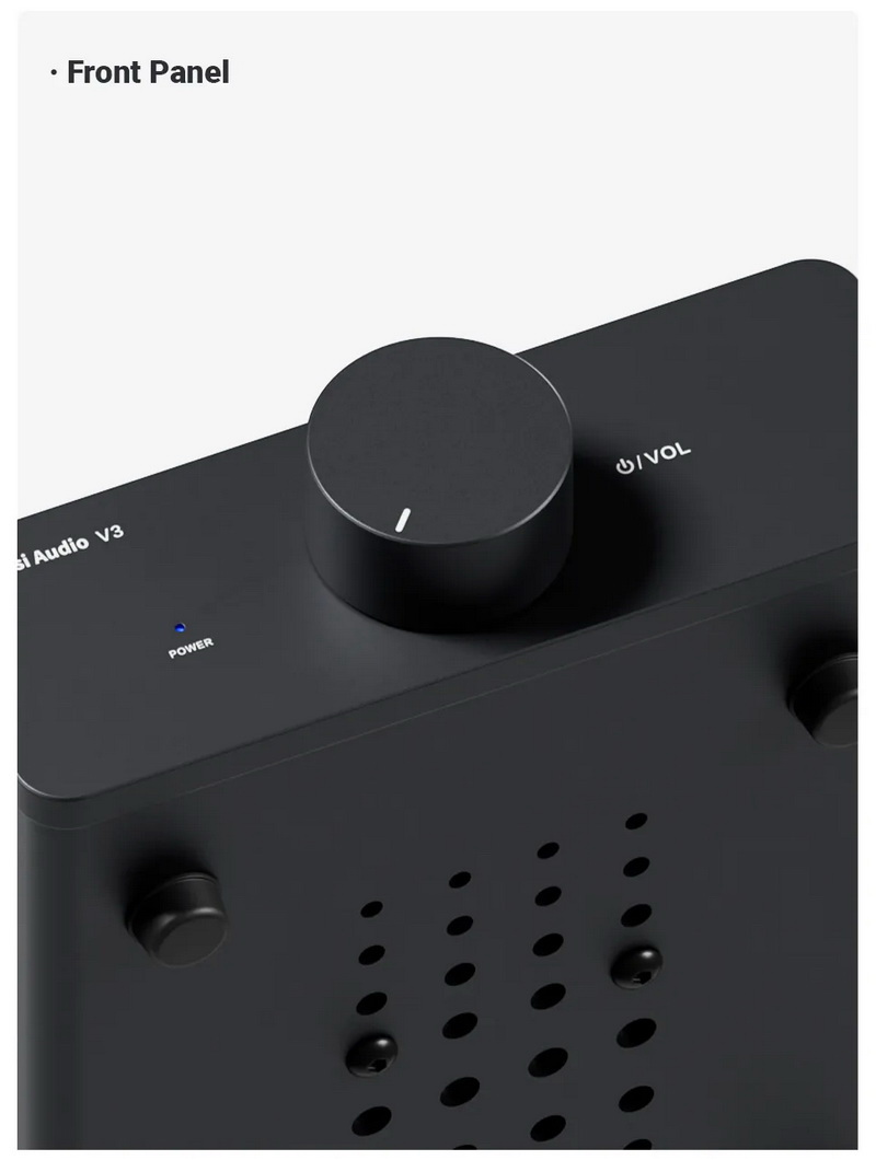 Fosi Audio V3-48V Power Amplifier ClassD ชิป TPA3255 อัพเกรด Op-Amp ได้ ประกันศูนย์ไทย