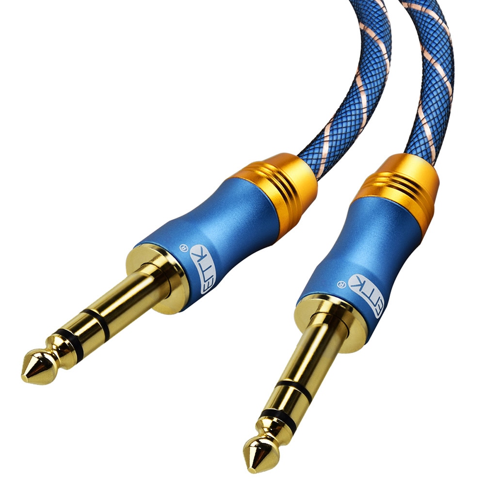 ขาย ERTK 6.35mm to 6.35mm สายเคเบิ้ล AUX สำหรับเครื่องเสียง กีต้าร์ Amplifier รถยนต์