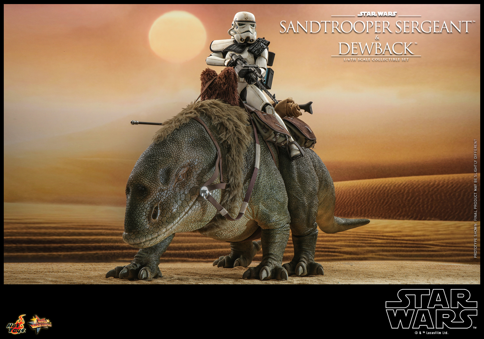 Hot Toys MMS722 1/6 Star Wars Episode IV: A New Hope™ - Sandtrooper Sergeant™ & Dewback™