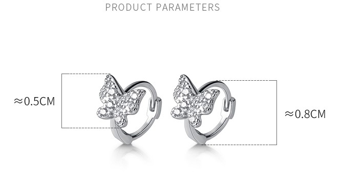 “เช็คสินค้าทัก line ก่อนโอนนะคะ”ต่างหูสำหรับผิวแพ้ง่าย เงินแท้ 92.5% Flyo(ห่วงจิ๋ว)_ES700