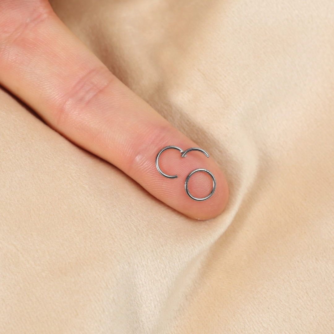 “เช็คสินค้าทัก line ก่อนโอนนะคะ”ต่างหูสำหรับผิวแพ้ง่าย ห่วงต่างหูไทเทเนี่ยม 100% (ราคา/ข้าง)