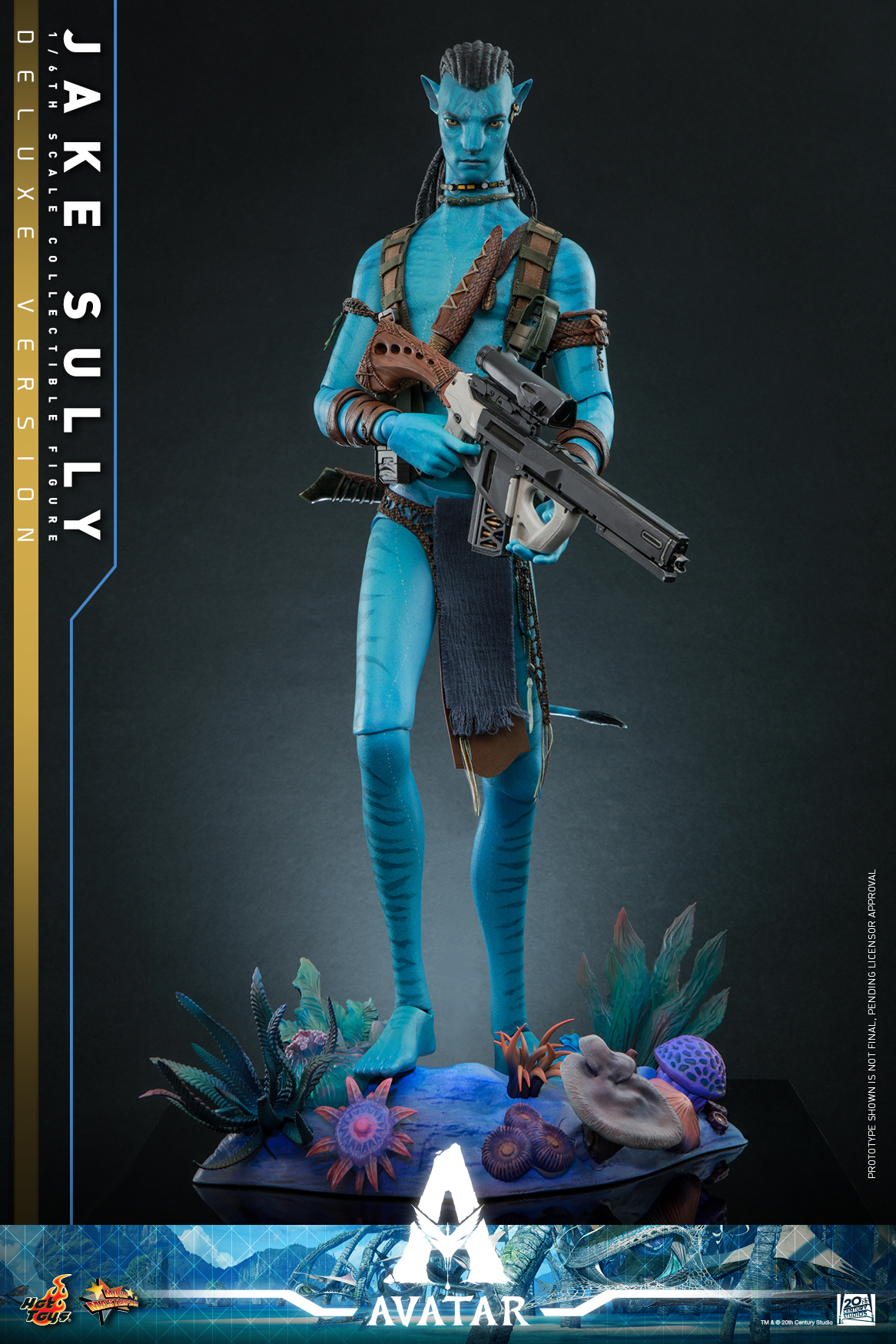 Hot Toys MMS684 1/6 Avatar : The Way of Water - Jake Sully (Deluxe Version)