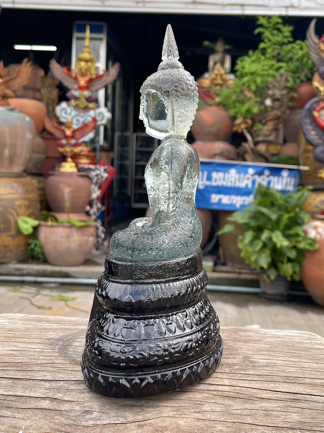 พระแก้ว 25พุทธศตวรรษ ปี2500 สีใสพาดนิล