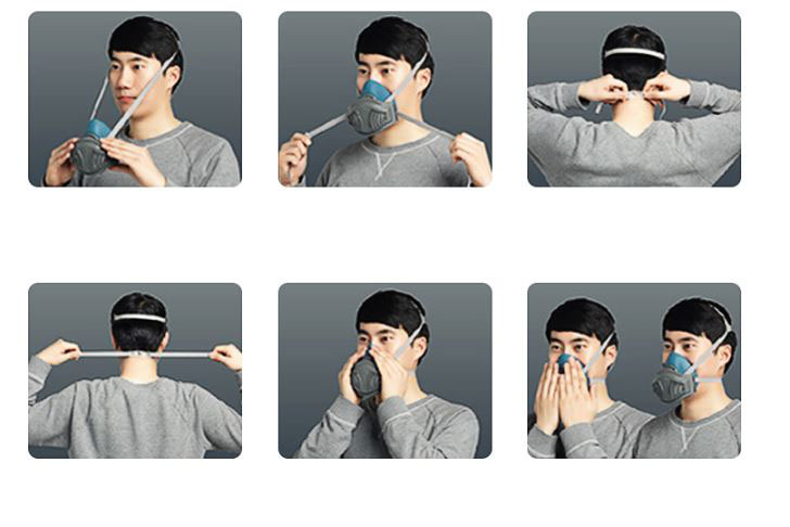 OT66 หน้ากาก 3M รุ่น HF-52 กันฝุ่น 2.5PM แก๊สพิษ ฝุ่นละอองเชื้อต่างๆ คุณภาพสูงพร้อม ไส้กรอง 20 ชิ้น