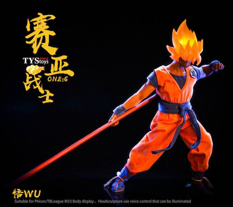 TYS Cosplay WU series 1/6 Saiyan Warrior Wu