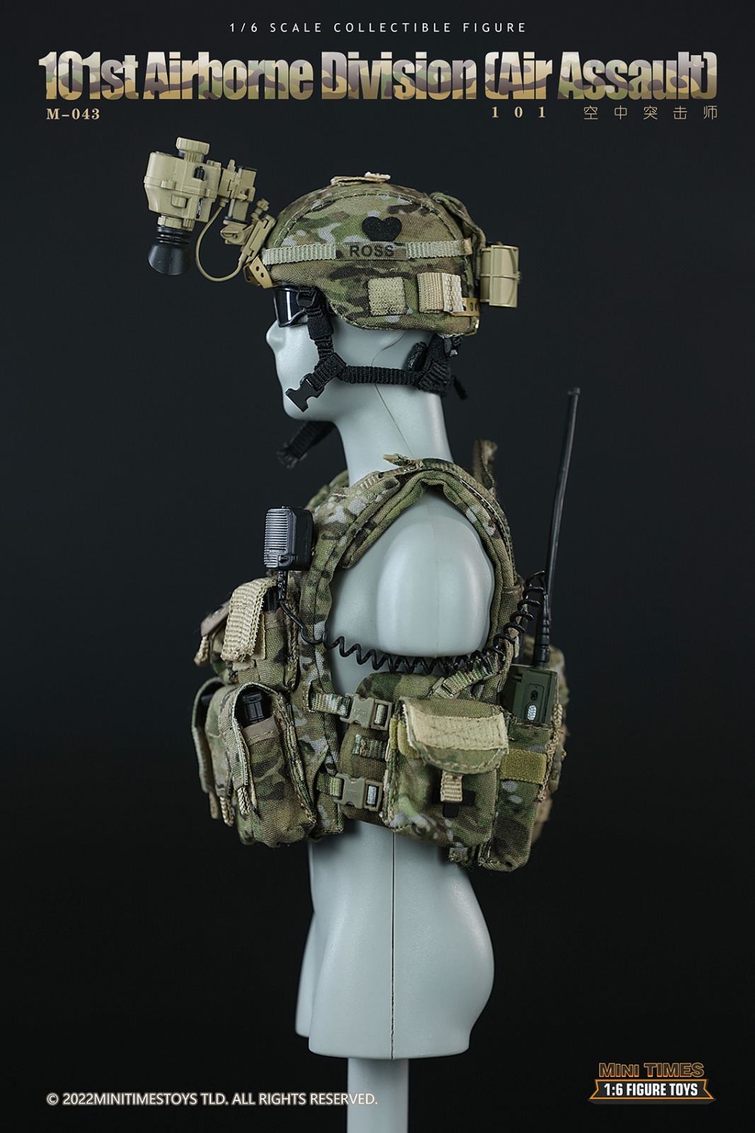 MINI TIME MT-M043 1/6 101st Airborne Division Air (Assault)