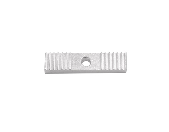 timing belt fixing plate aluminum tooth pitch 2mm. (width 9mm.)