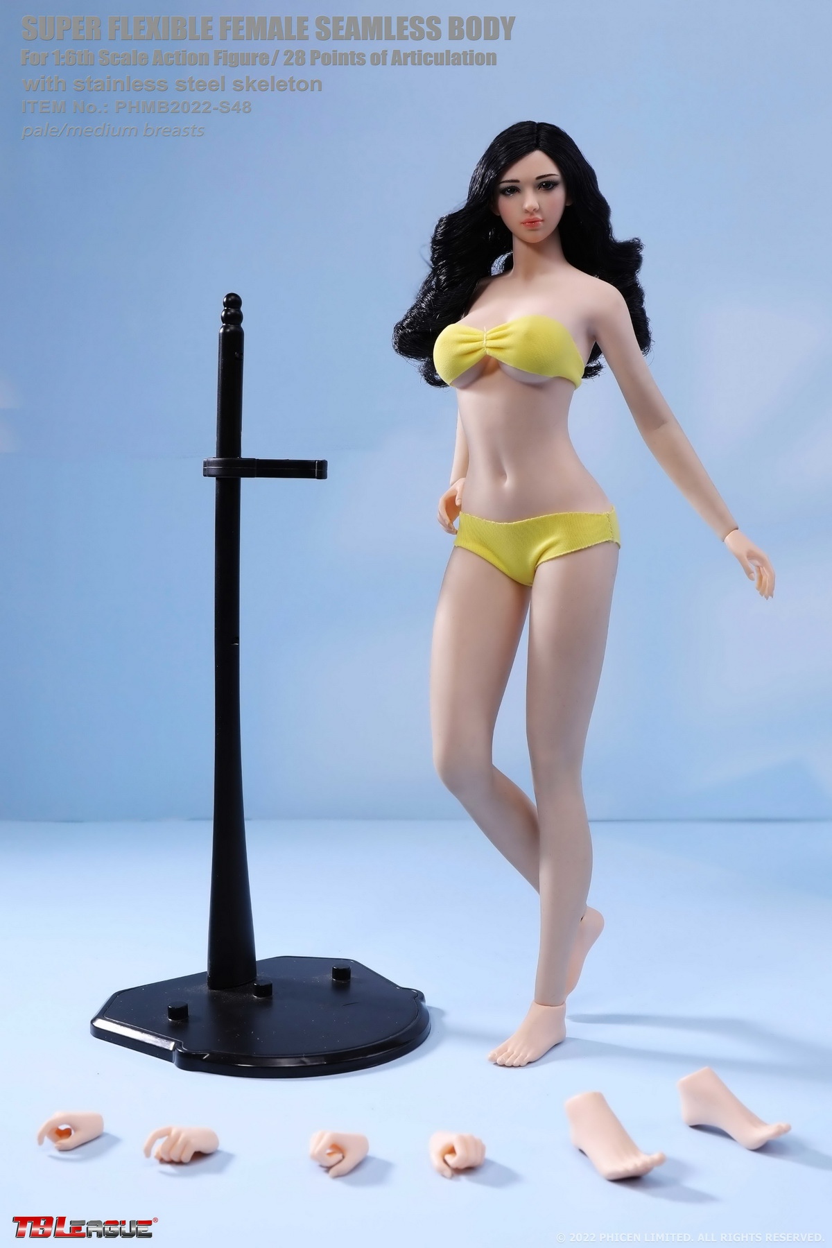 TBLeague PHMB2022-S48A 1/6 Pale Medium Breasts Body