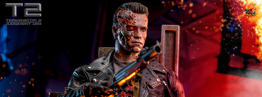 Hot Toys DX46 Terminator 2: Judgment Day - T-800 (Battle Damaged Version 2.0)