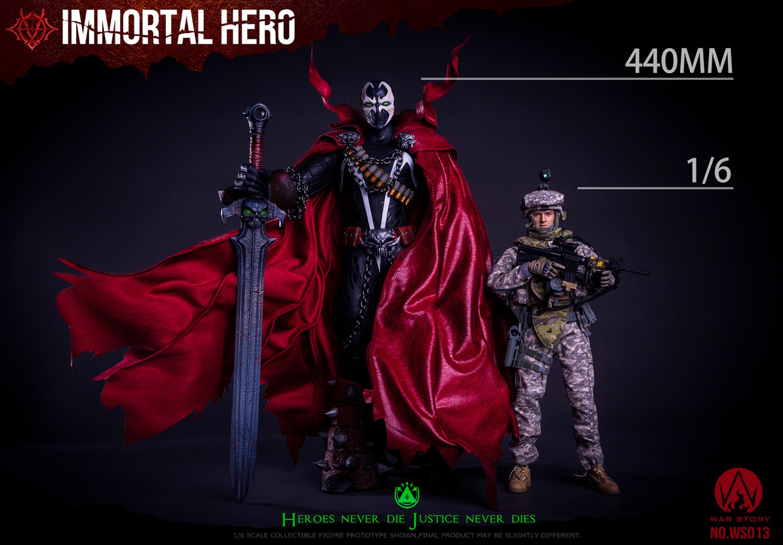 WAR STORY WS013 1/6 IMMORTAL HERO