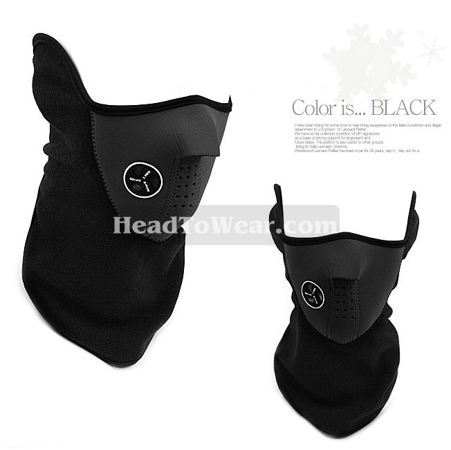 หน้ากากปิดจมูก และปาก : สีดำ Black รหัส JA001
