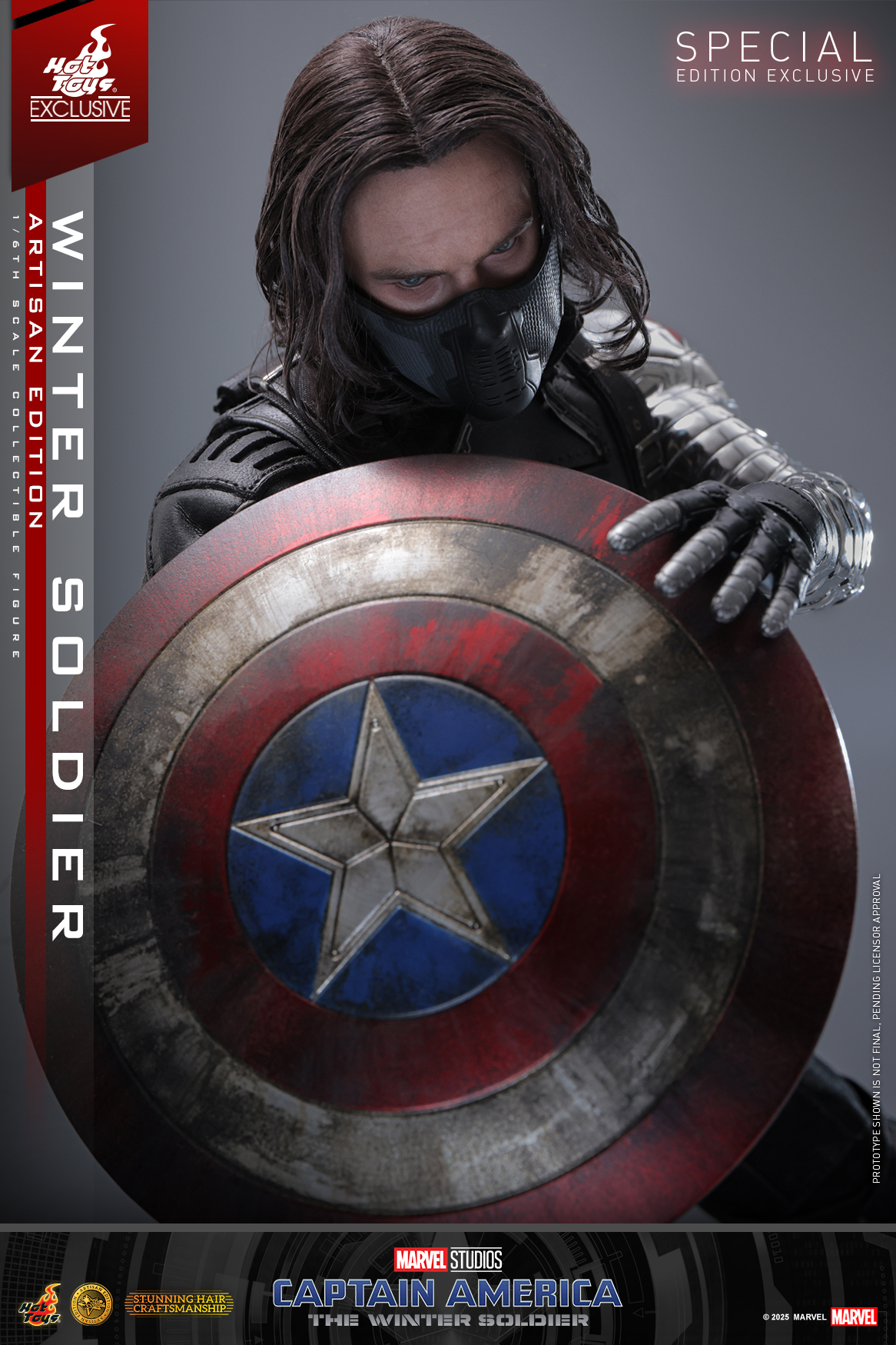 Hot Toys MMS790AEB Captain America: The Winter Soldier - Winter Soldier (Artisan Edition) (Special Edition) [Hot Toys Exclusive]