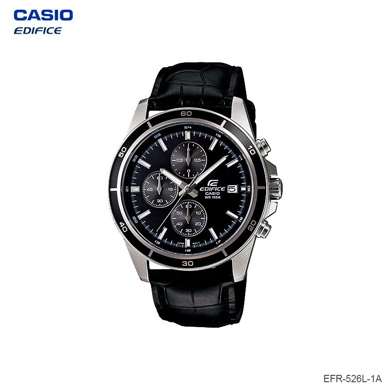 นาฬิกาข้อมือ Casio Edifice Chronograph รุ่น EFR-526L สายหนัง Series EFR-526 EFR-526L-1A EFR-526L-7A