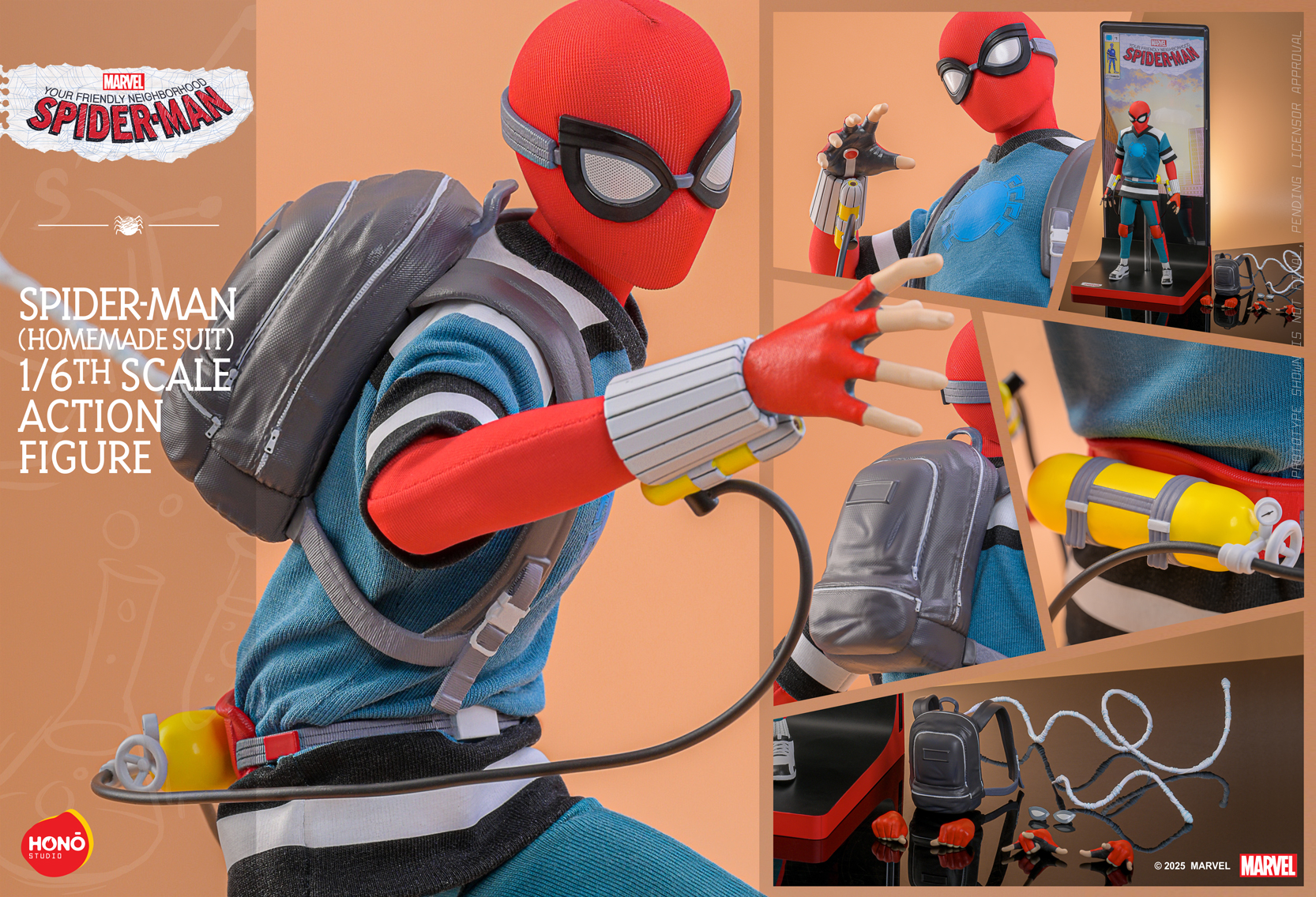HONO STUDIO HS07 Your Friendly Neighborhood Spider-Man - Spider-Man (Homemade Suit)
