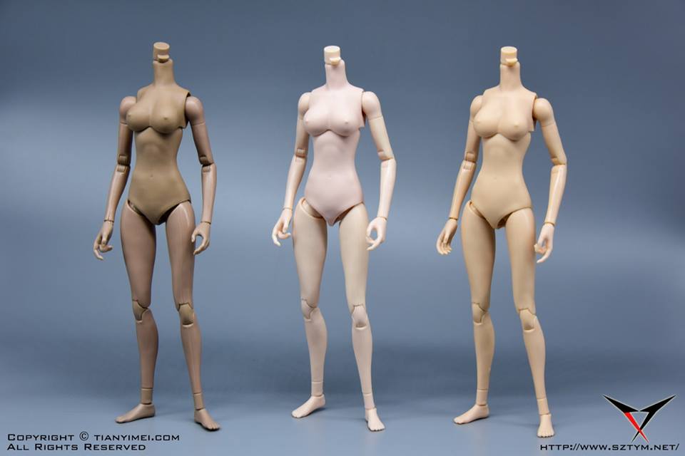 Technic Toys Body-P “Mermaid Posture” single pack (pale)