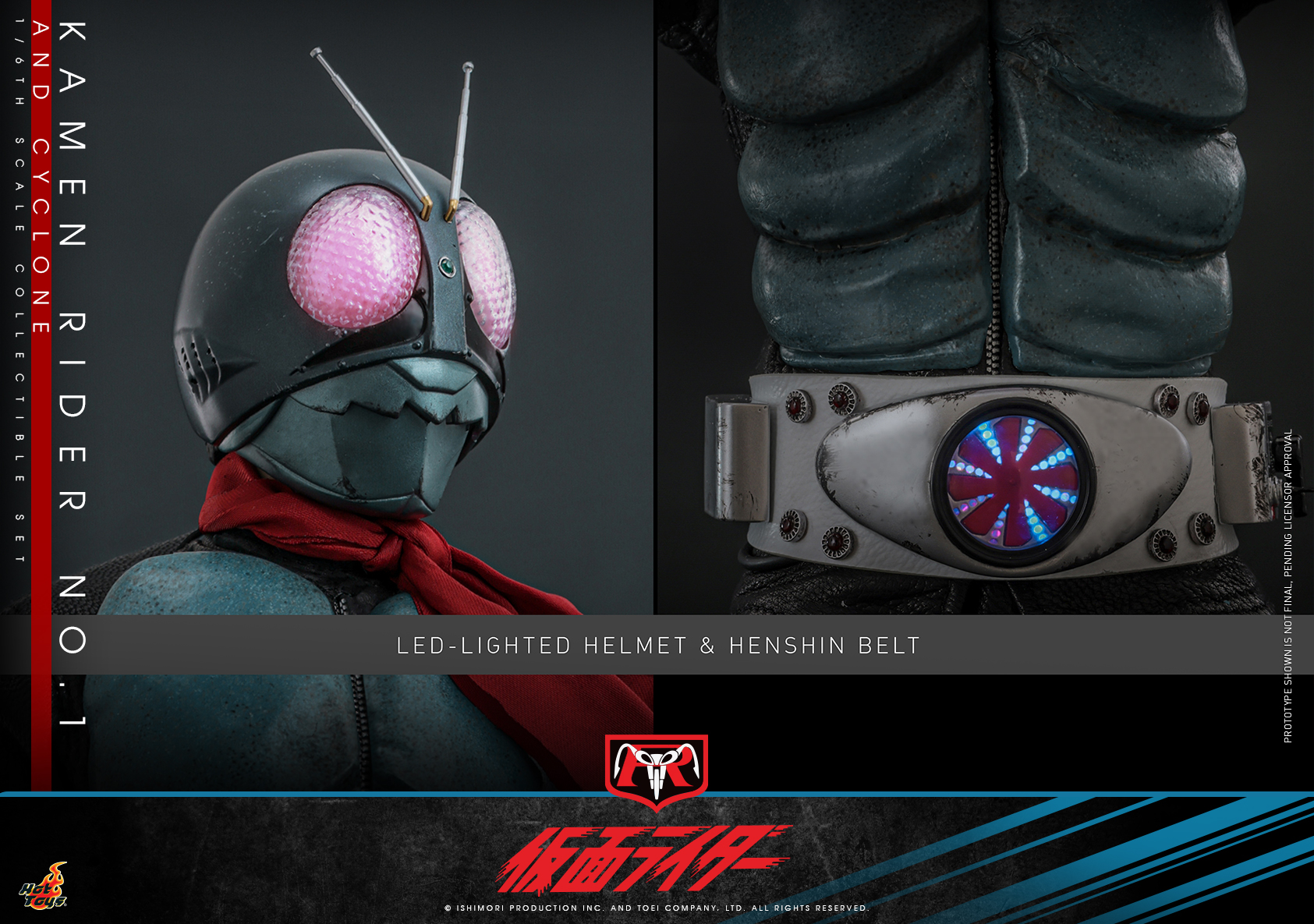 Hot Toys TMS148 Kamen Rider - Kamen Rider No. 1 and Cyclone