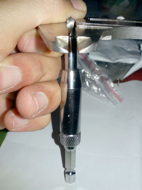 DC01 ดอกเจาะบานพับ ชุด 4 ตัว ขนาดต่อนิ้ว 5/64'' 7/64'' 9/64'' 11/64' ขนาดมิล 2mm 2.8mm 3.5mm 4.5mm