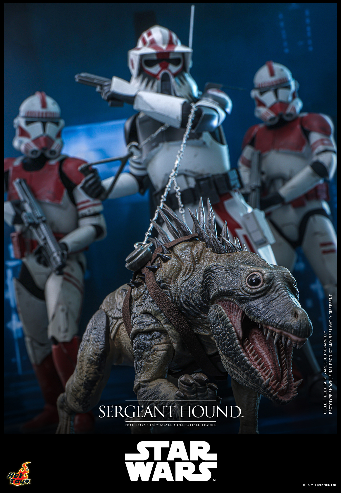 Hot Toys TMS167 Star Wars: The Clone Wars - Sergeant Hound