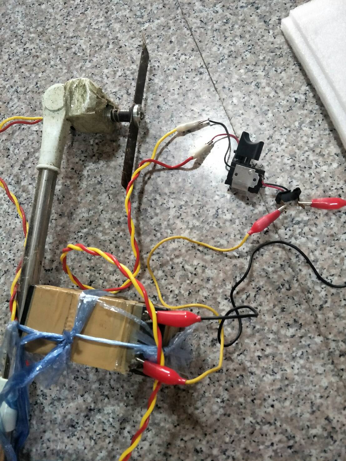 OT73 สวิทสว่านแบต 7-24V DC 16A สำหรับ เป็นอะไหล่หรือคุมรอบมอเตอร์