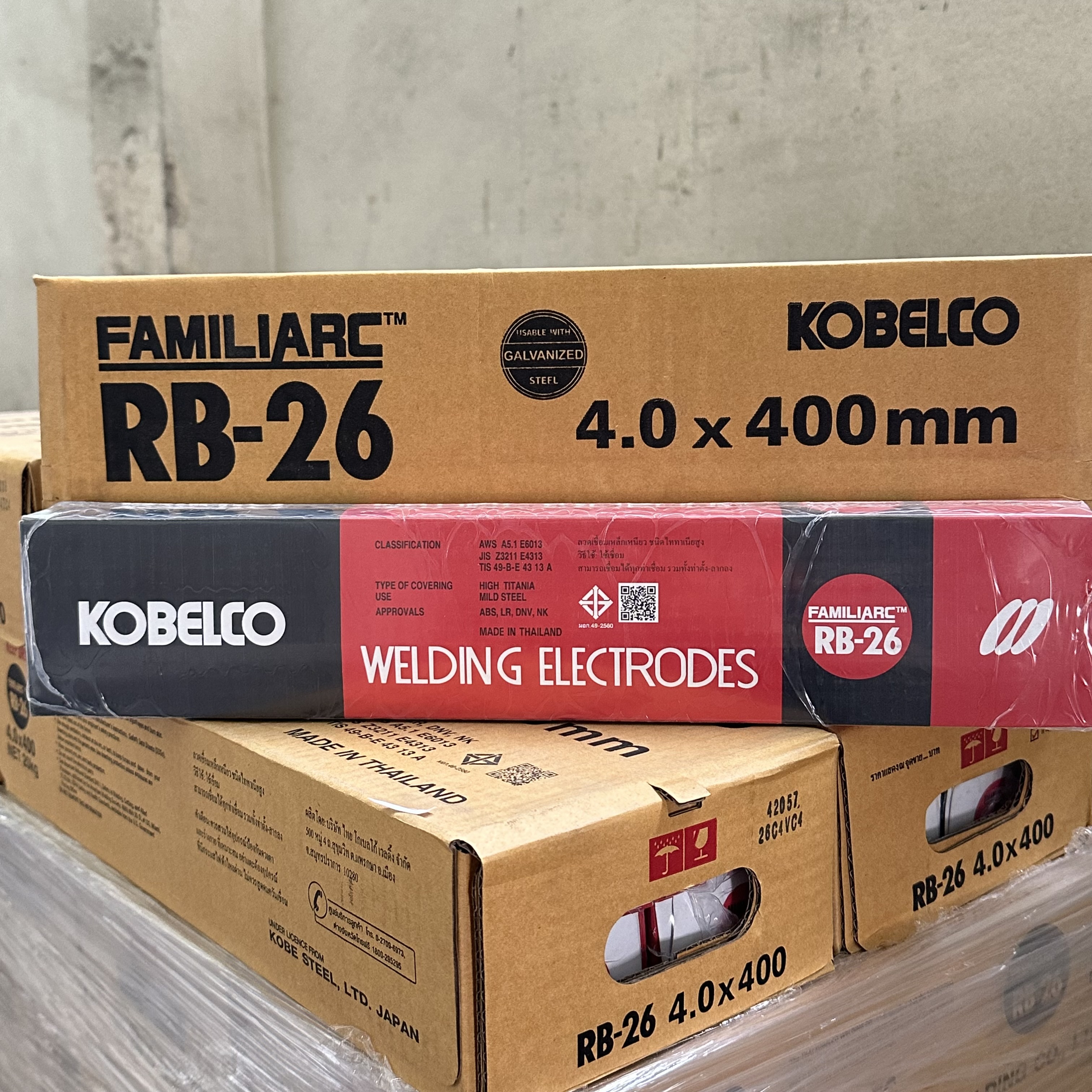 ลวดเชื่อมไฟฟ้า KOBE RB26 (ห่อ)