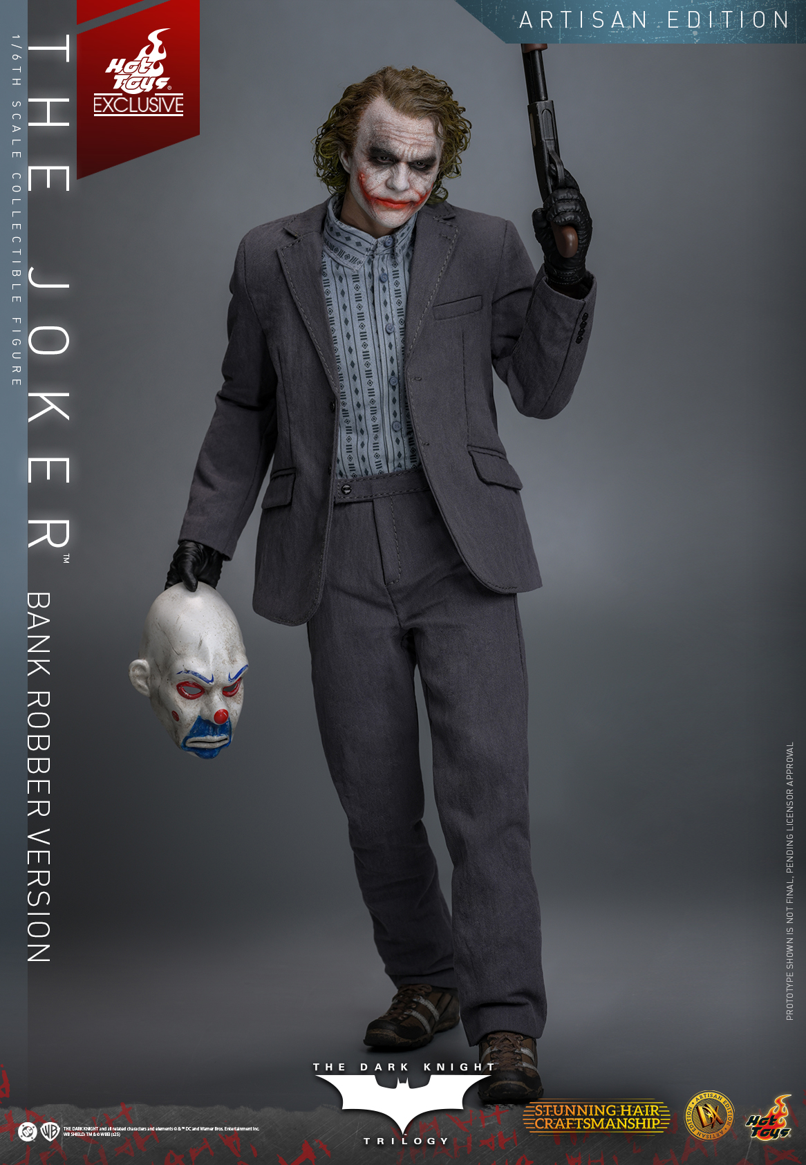 Hot Toys DX51AE The Dark Knight Trilogy - The Joker (Bank Robber Version) (Artisan Edition) [Hot Toys Exclusive]