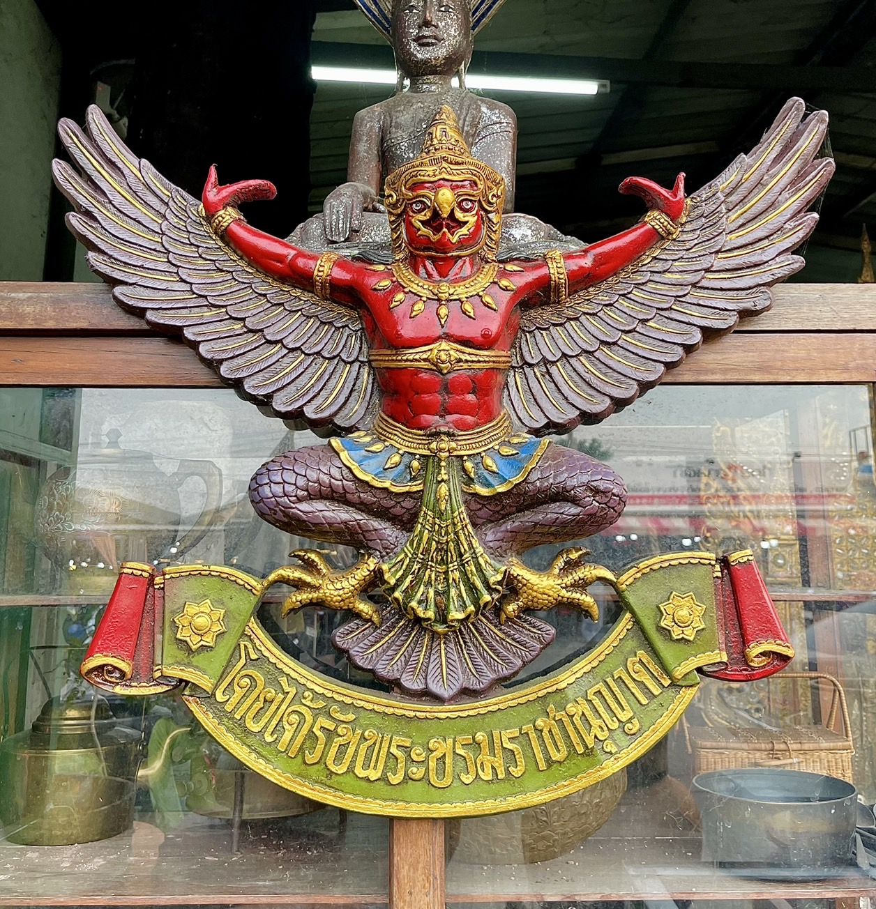 พญาครุฑ ครุฑธนาคาร แขวนผนัง ขนาด70ซม