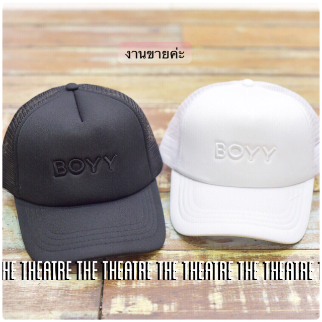 In stock ขาว ดำ!!! BOYY CAP หมวกBOYY ดารา เซเลปใส่กันเยอะมากๆๆ งานสวยอย่างดี