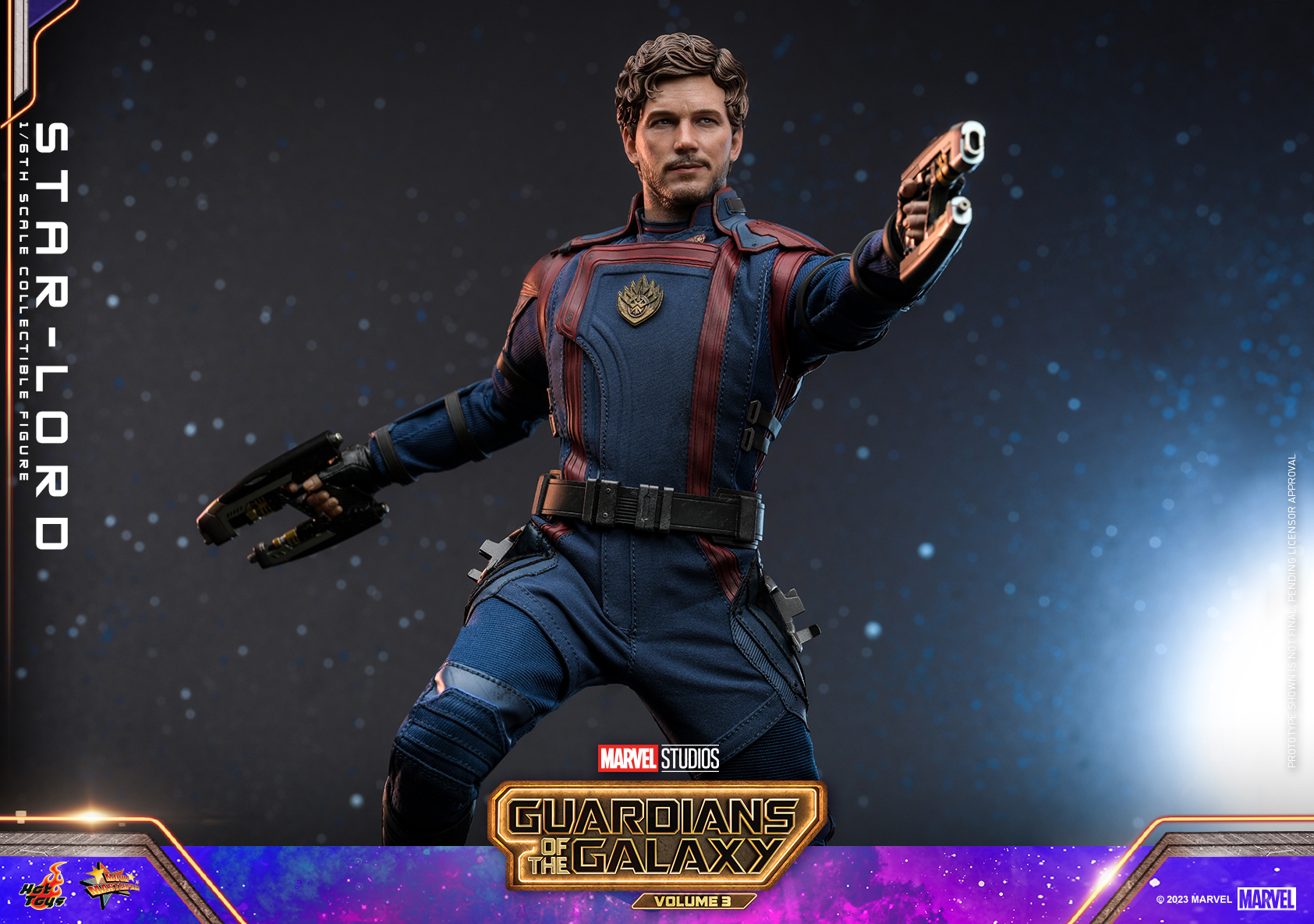 Hot Toys MMS709 1/6 Guardians of the Galaxy Vol. 3 - Star-Lord