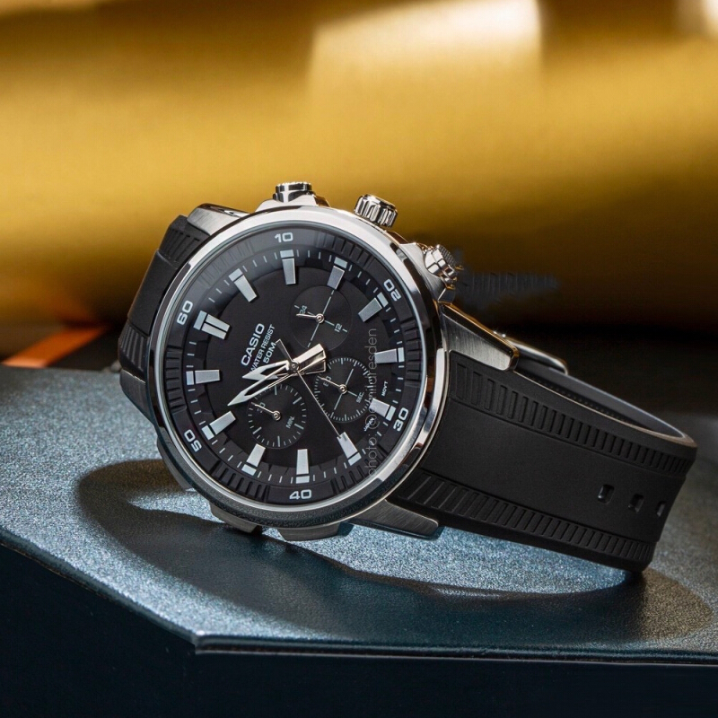 นาฬิกาข้อมือ Casio Standard Men Chronograph MTP-E505 Series รุ่น MTP-E505-1A MTP-E505-2A MTP-E505-3A MTP-E505-4A MTP-E505-6A