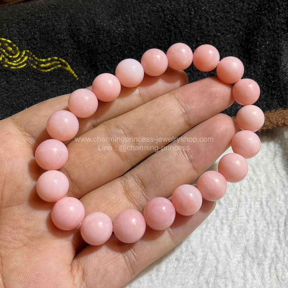 ราศีตุล หินนำโชคราศีตุลหรือผู้ที่เกิดเดือนตุลาคม Pink Opal AAA+ พิงค์โอปอล 10.6 มม โอปอลสีชมพูคัดพิเศษ (17 ตุลาคม – 15 พฤศจิกายน)