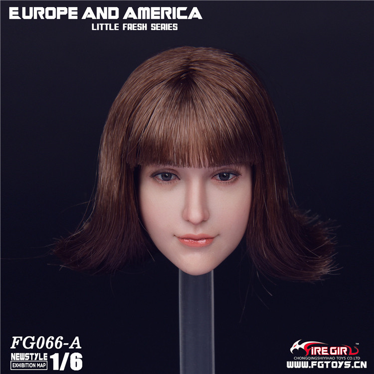 Fire Girl Toys FG066 1/6 European and American sweet women headsculpt