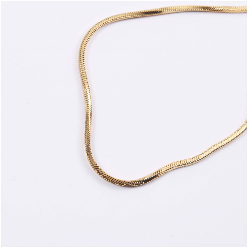 “เช็คสินค้าทัก line ก่อนโอนนะคะ” สร้อยคอสำหรับผิวแพ้ง่าย Praye กว้าง 0.2cm ไม่มีจี้_NT345C