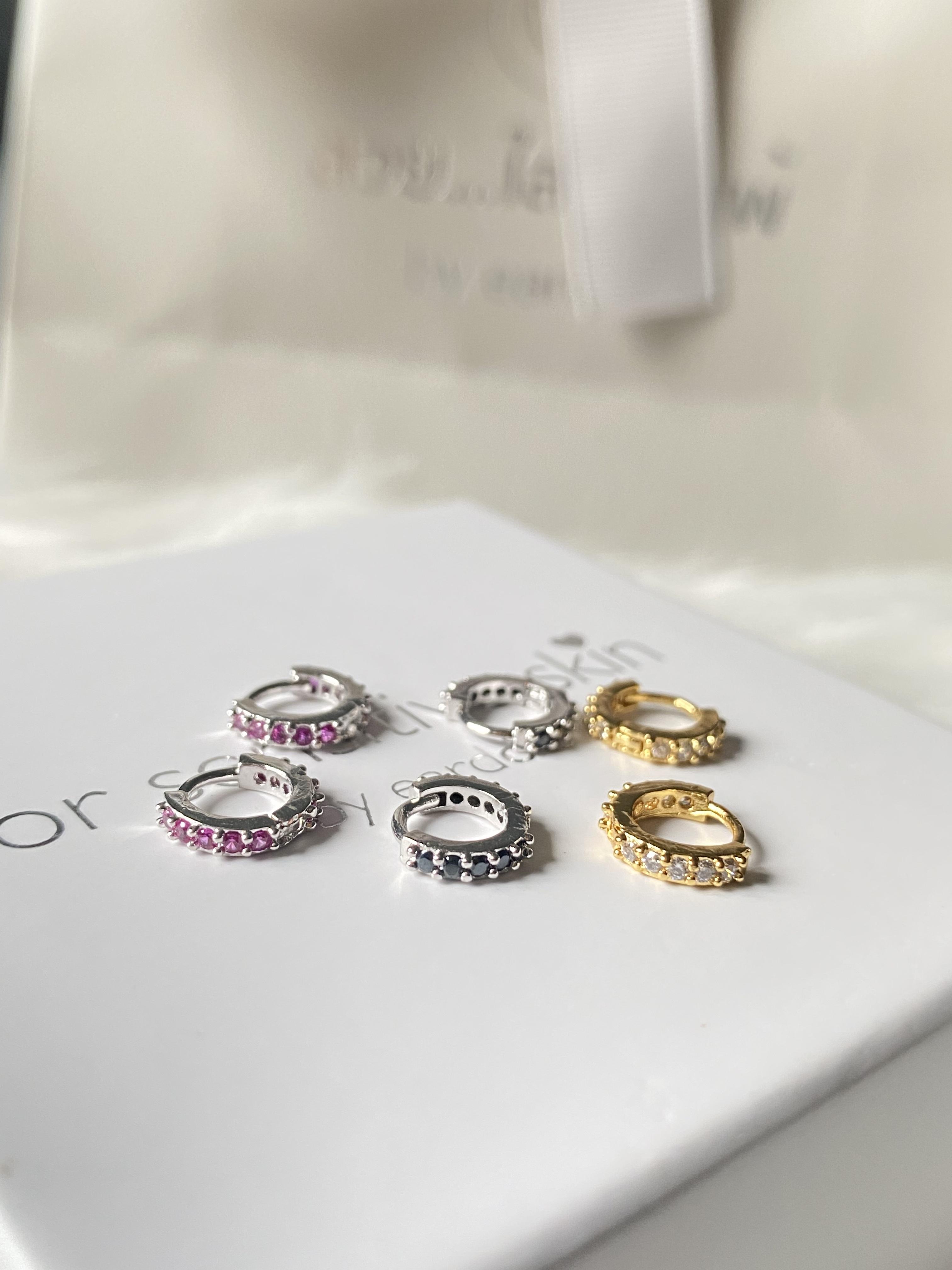 “เช็คสินค้าทัก line ก่อนโอนนะคะ”ต่างหูสำหรับผิวแพ้ง่าย แบบห่วงจิ๋ว 6mm Colore mini (ราคา/1 ชิ้น)_ET692