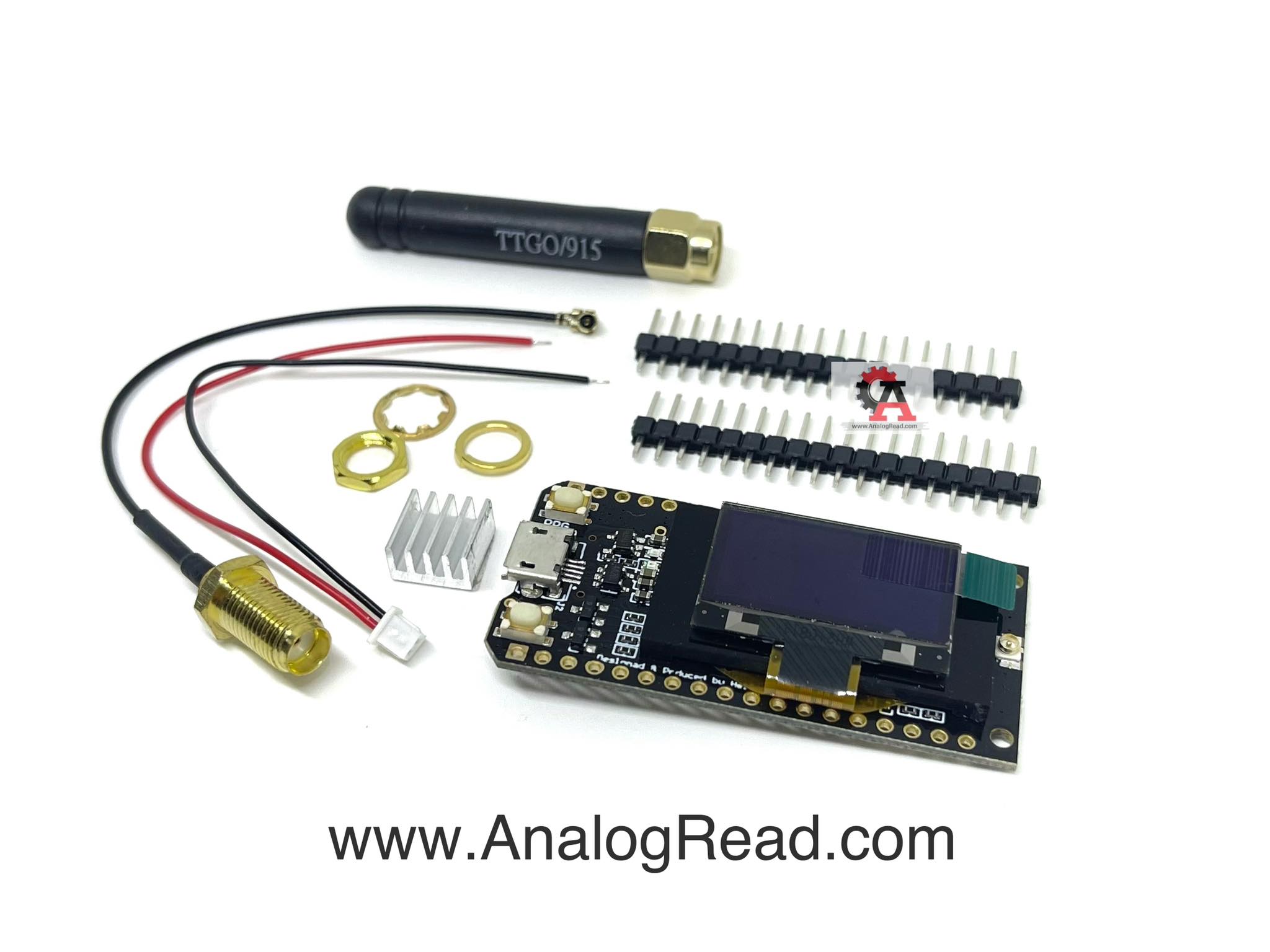 ลอร่า LORA SX1276 868/915MHz ESP32 0.96 OLED พร้อมเสาอากาศ สต็อกไทยส่งไว