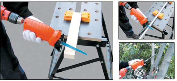 G16 ชุดแปลงสว่านเป็นเลื่อยชัก งานไม้ งานโลหะ !! แค่มีสว่านก็เป็นเลื่อยได้