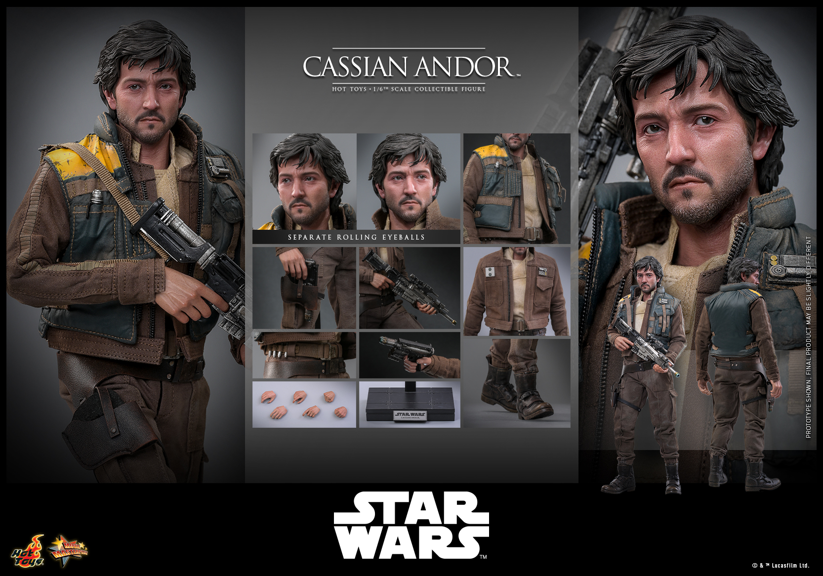 Hot Toys MMS802 Rogue One: A Star Wars Story - Cassian Andor