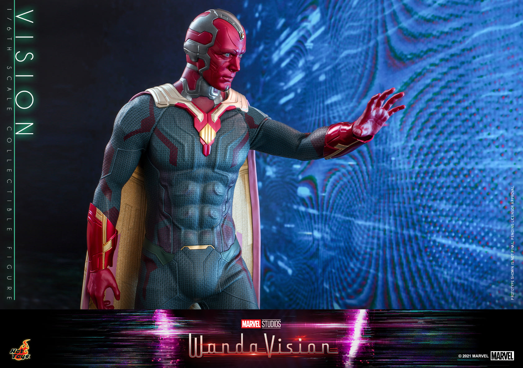 กล่องบุบ 1 มุม Hot Toys TMS037 1/6 WandaVision - Vision