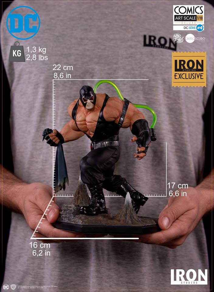Iron Studios Deluxe Art Scale 1/10 DC Comics Series 4 - Bane (EX)