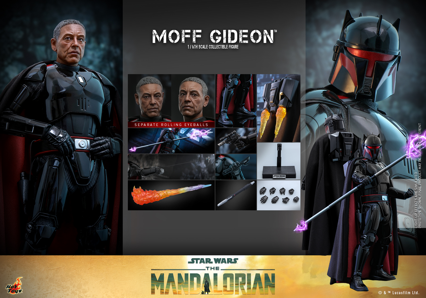 Hot Toys TMS107 1/6 Star Wars: The Mandalorian™ - Moff Gideon™