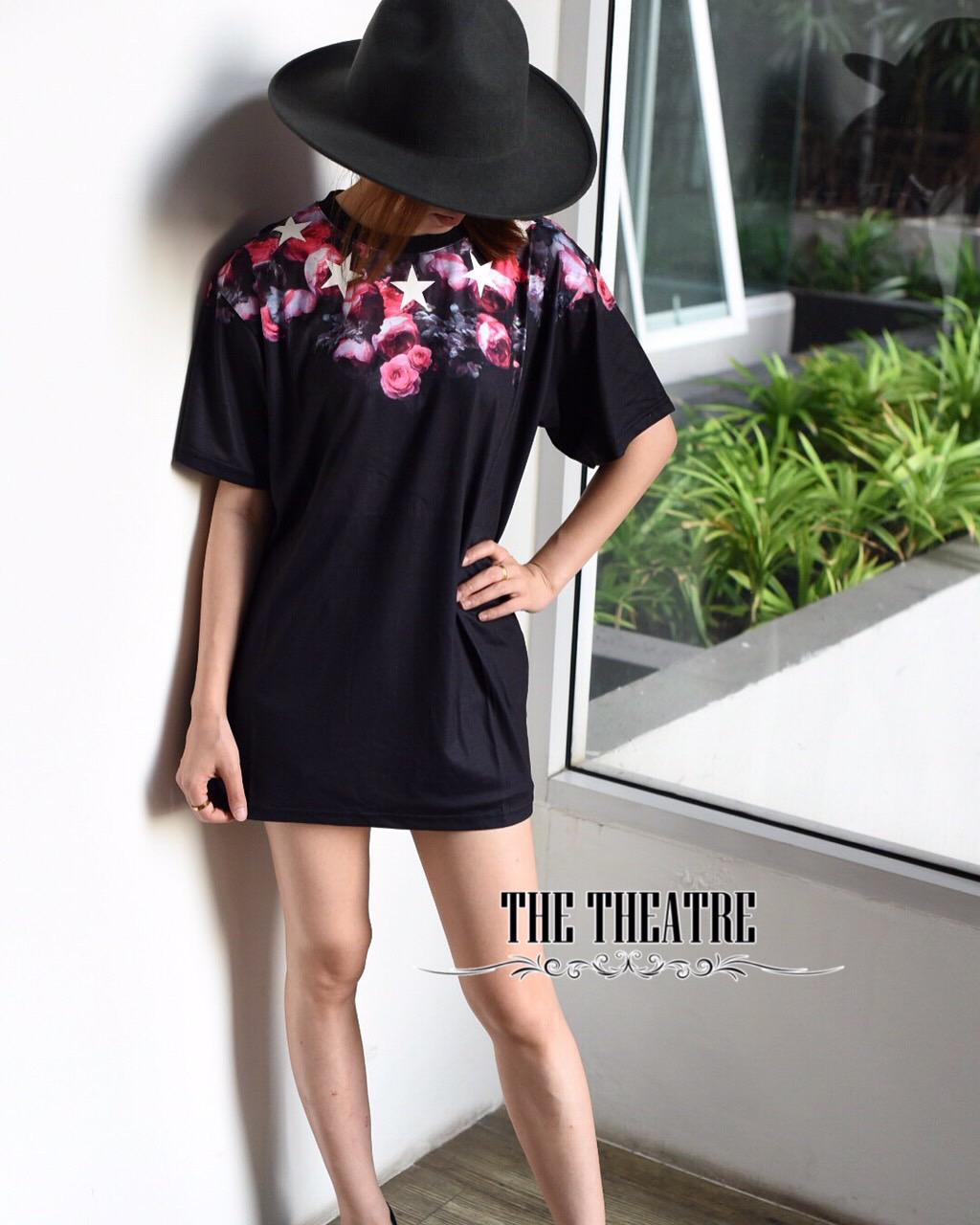 New!!! Givenchy floral t-shirt เสื้อยืดลายดอก งานป้าย givenchy ผ้าคอตตอนอย่างดี สวยมากๆๆ