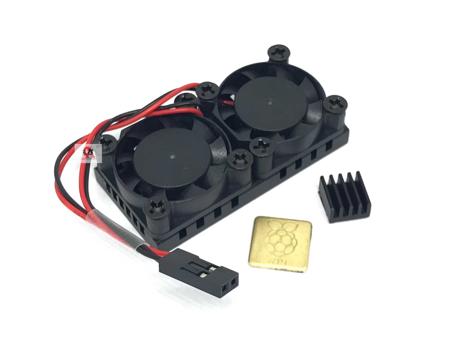 Dual Fan Radiator Module for Raspberry Pi 3B+/3B/4B