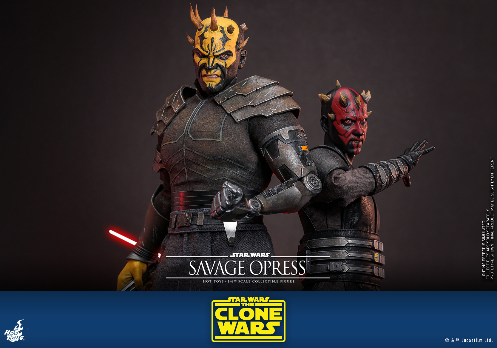 Hot Toys TMS136 Star Wars: The Clone Wars - Savage Opress