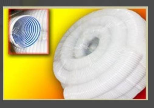 ท่อดูดอากาศ, ท่อดูดฝุ่น, ท่ออากาศ, ท่อดูดฝุ่นสีเทาสีขาว