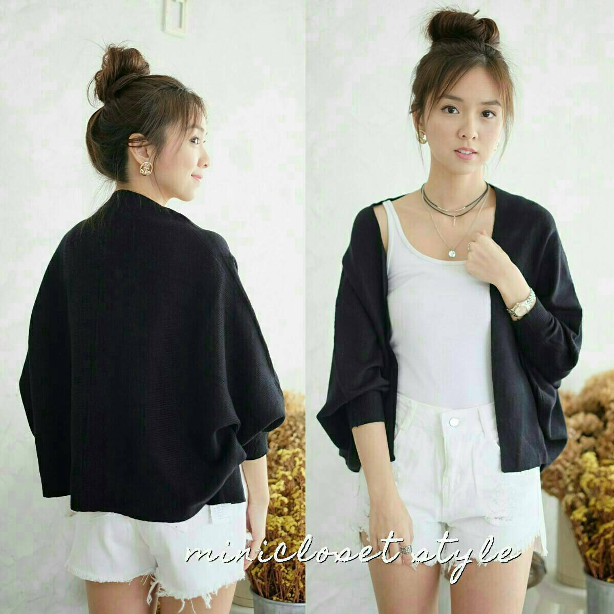 เสื้อคลุมไหมพรม ผ้าไหมพรมทอแน่น