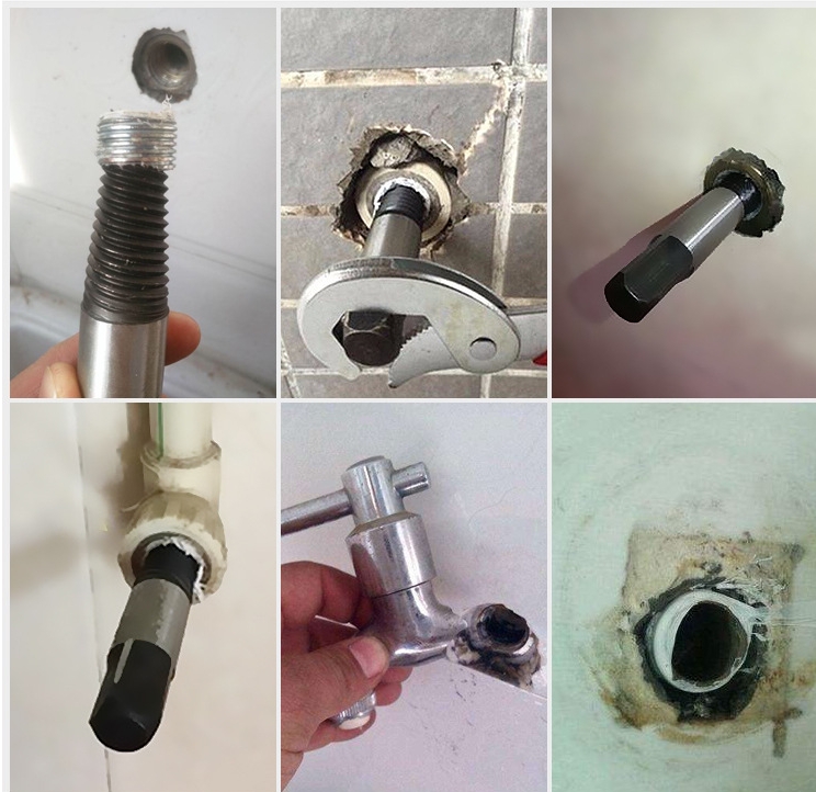 ดอกถอนเกลียวก๊อกน้ำหักสำหรับท่อ 4 หุน ล้างสต็อก