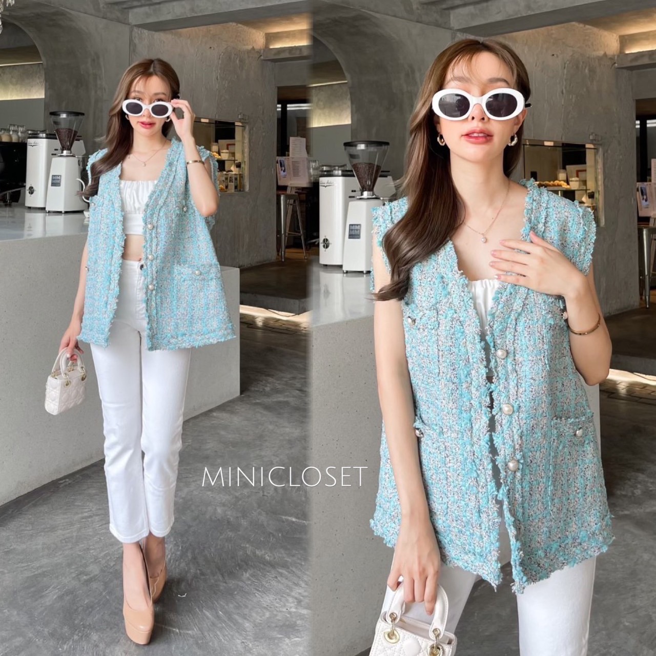 เสื้อคลุมทวีต เสื้อคลุมแขนกุด