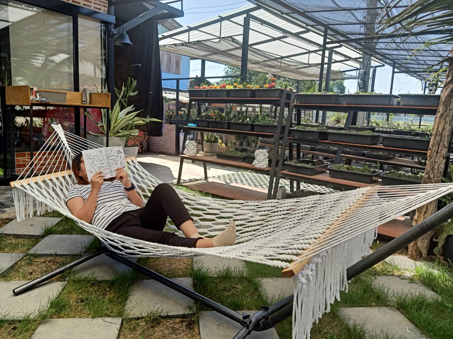 เปลญวน Hammocks (ไม่รวมขาตั้ง)⭐⭐ไม่ขึ้นรา ใช้งานกลางแจ้ง⭐⭐🌈มีสินค้าพร้อมส่ง🌈