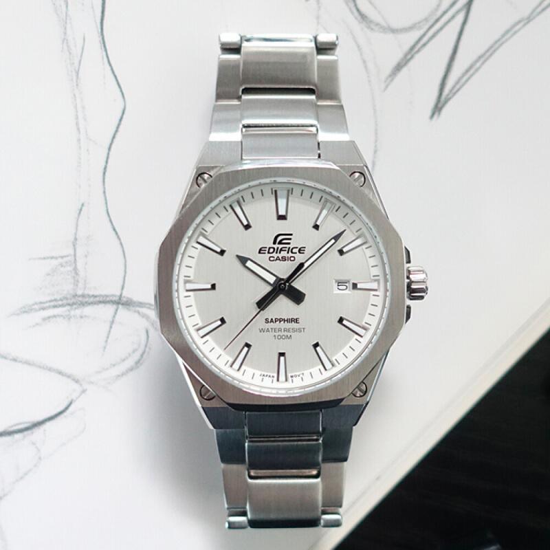 นาฬิกาข้อมือ Casio Edifice EFR-S108D Seires ตัวเรือนบางพิเศษ รุ่น EFR-S108D-1 EFR-S108D-7